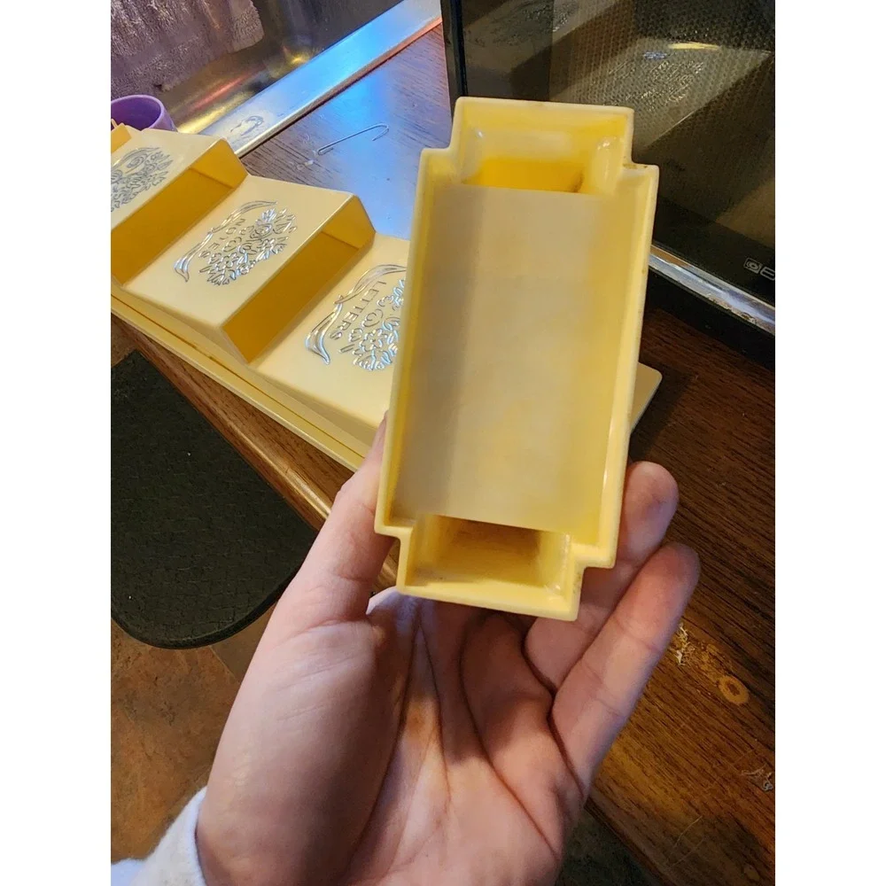 Set Of 2 Vintage Celluloid Office Organizers Handy-Secretary & Fesco Mail Sorter